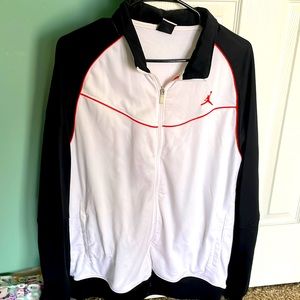 Vintage Orange Highlight Jordan Track Jacket - size L